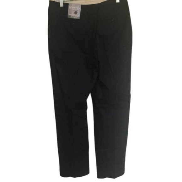 NWT Van Heusen Flare Leg Contour Waist Mid-Rise Stretch Pants Sz 8 - Picture 6 of 11